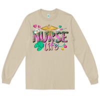 Mushroom nurse life Long Sleeve Tee - texasbilliewilder