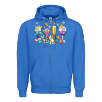 True Royal Easter wine glasses Easter Day Zipper Hoodie - Neo Western