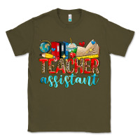 Army Green teacher assistant Classic Tee - Zillion Design Studio