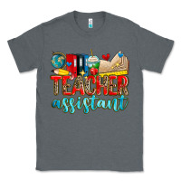 Charcoal Heather teacher assistant Classic Tee - Zillion Design Studio