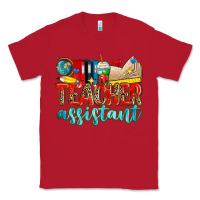 Red teacher assistant Classic Tee - Zillion Design Studio