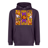 Plum basketball mom Heavyweight Hoodie - Jasminsmagicworld