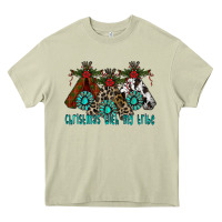 Mossy Christmas With Tribe Heavy Core Tee - CowhideDigitalArt