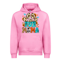 Fuchsia Pink fur mama Urban Hoodie - MaliasSmallBusiness