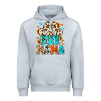 Heather Grey fur mama Urban Hoodie - MaliasSmallBusiness