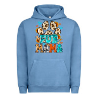 Pigment Pebble Blue fur mama Urban Hoodie - MaliasSmallBusiness