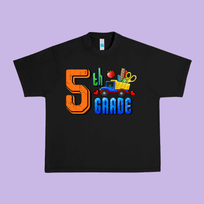 Fifth Grade Urban Heavy Tee Designed By Ranaportraitstore