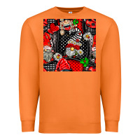 Carrot ladybug gnomes seamless pattern Premium Sweatshirt - BundleAndBundleShop