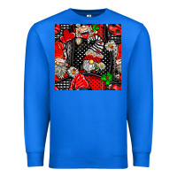 True Royal ladybug gnomes seamless pattern Premium Sweatshirt - BundleAndBundleShop