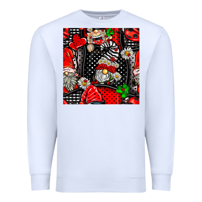 Ladybug Gnomes Seamless Pattern Premium Sweatshirt by BundleAndBundleShop | Teevron