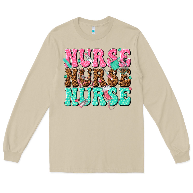 Nurse Nurse Nurse Long Sleeve Tee by texasbilliewilder | Teevron