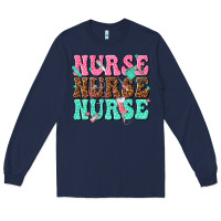 Navy nurse nurse nurse Long Sleeve Tee - texasbilliewilder