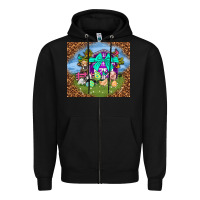 Black Farm animal easter tumbler Easter Day Zipper Hoodie - Neo Western