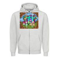 Dove Grey Farm animal easter tumbler Easter Day Zipper Hoodie - Neo Western