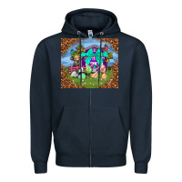 Navy Farm animal easter tumbler Easter Day Zipper Hoodie - Neo Western