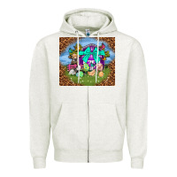 Oatmeal Heather Farm animal easter tumbler Easter Day Zipper Hoodie - Neo Western