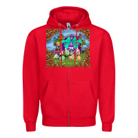 Red Farm animal easter tumbler Easter Day Zipper Hoodie - Neo Western