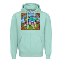 Seafoam Farm animal easter tumbler Easter Day Zipper Hoodie - Neo Western