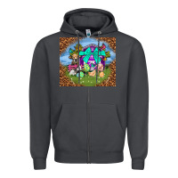 Smoke Farm animal easter tumbler Easter Day Zipper Hoodie - Neo Western
