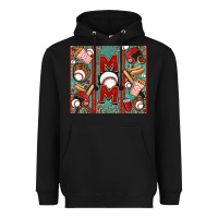 Black baseball mom Heavyweight Hoodie - Jasminsmagicworld