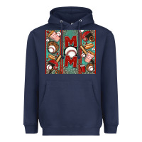 Navy baseball mom Heavyweight Hoodie - Jasminsmagicworld
