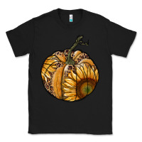 Black sunflower pumpkin Classic Tee - RanaPortraitStore