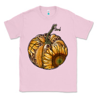 Bubblegum Pink sunflower pumpkin Classic Tee - RanaPortraitStore
