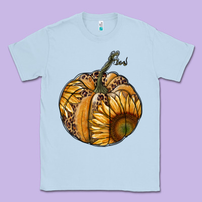 Sunflower Pumpkin Classic Tee Designed By Ranaportraitstore