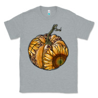 Heather Grey sunflower pumpkin Classic Tee - RanaPortraitStore
