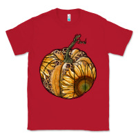 Red sunflower pumpkin Classic Tee - RanaPortraitStore