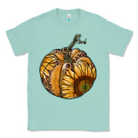 Seafoam sunflower pumpkin Classic Tee - RanaPortraitStore
