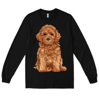 Black toy poodle Long Sleeve Tee - RanaPortraitStore