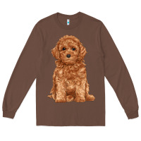 Chestnut toy poodle Long Sleeve Tee - RanaPortraitStore