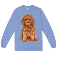 Colony Blue toy poodle Long Sleeve Tee - RanaPortraitStore