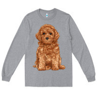 Heather Grey toy poodle Long Sleeve Tee - RanaPortraitStore