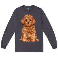 Smoke toy poodle Long Sleeve Tee - RanaPortraitStore