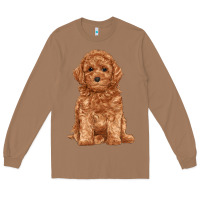 Toasted Coconut toy poodle Long Sleeve Tee - RanaPortraitStore