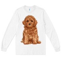 White toy poodle Long Sleeve Tee - RanaPortraitStore