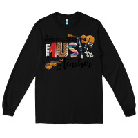 Black music teacher Long Sleeve Tee - AdoDesignShop