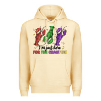 Pina Colada i'm just here for the crawfish Premium Hoodie - MaliasSmallBusiness