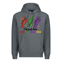 Rock i'm just here for the crawfish Premium Hoodie - MaliasSmallBusiness