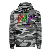 Slate Camo i'm just here for the crawfish Premium Hoodie - MaliasSmallBusiness