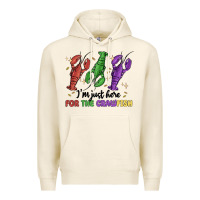 Tofu i'm just here for the crawfish Premium Hoodie - MaliasSmallBusiness