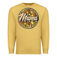 Antique Gold mama   camouflage Premium Sweatshirt - JahusDesignShop