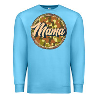 Ocean Blue mama   camouflage Premium Sweatshirt - JahusDesignShop