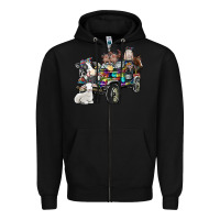 Black farm life Zipper Hoodie - SublimationCraftShop