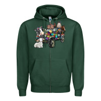 Sports Green farm life Zipper Hoodie - SublimationCraftShop