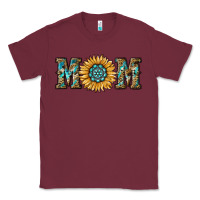 Burgundy sunflower mom Classic Tee - RanaPortraitStore