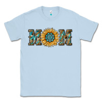 Dusty Blue sunflower mom Classic Tee - RanaPortraitStore