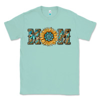 Seafoam sunflower mom Classic Tee - RanaPortraitStore
